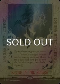[FOIL] 精霊信者の剣/Sword of the Animist 【英語版】 [SLD-灰R]