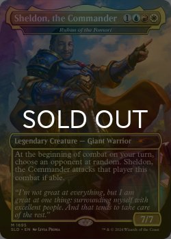 画像1: [FOIL] Sheldon, the Commander 【英語版】 [SLD-金MR]