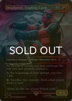 画像1: [FOIL] Deadpool, Trading Card 【英語版】 [SLD-金MR]