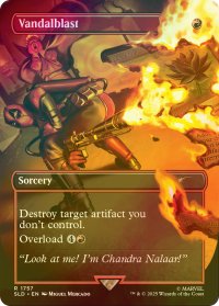[FOIL] 汚損破/Vandalblast No.1757 【英語版】 [SLD-赤R]