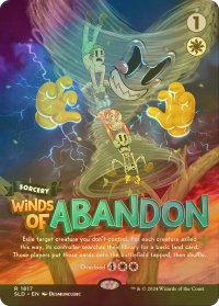 [FOIL] 遺棄の風/Winds of Abandon No.1817 【英語版】 [SLD-白R]