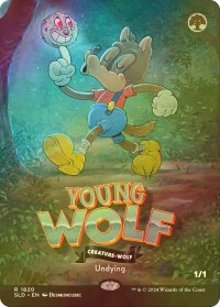 [FOIL] 若き狼/Young Wolf No.1820 【英語版】 [SLD-緑R]