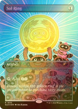 画像1: [FOIL] 太陽の指輪/Sol Ring No.1833 《特価品》 【英語版】 [SLD-灰R]