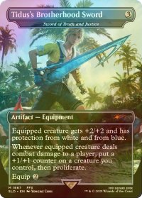 [FOIL] ティーダのフラタニティ/Tidus's Brotherhood Sword 【英語版】 [SLD-灰MR]