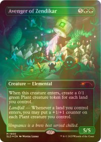 [FOIL] ゼンディカーの報復者/Avenger of Zendikar No.1900 【英語版】 [SLD-緑MR]
