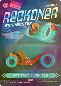 [FOIL] 勢団の銀行破り/Reckoner Bankbuster 【英語版】 [SLD-灰R]