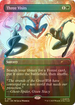 画像1: [FOIL] 三顧の礼/Three Visits 【英語版】 [SLD-緑R]