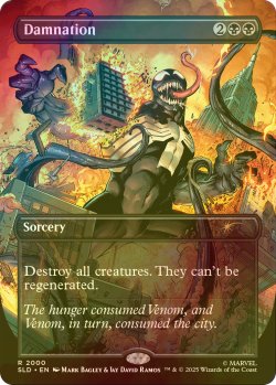 画像1: [FOIL] 滅び/Damnation No.2000 【英語版】 [SLD-黒R]