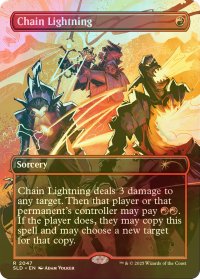 [FOIL] 稲妻の連鎖/Chain Lightning No.2047 【英語版】 [SLD-赤R]