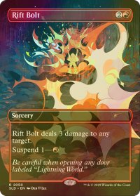 [FOIL] 裂け目の稲妻/Rift Bolt No.2050 【英語版】 [SLD-赤R]