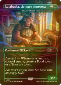 [FOIL] La abuela, siempre generosa 【英語版】 [SLD-緑R]