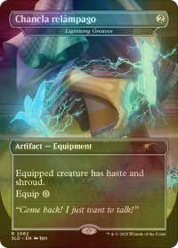 [FOIL] Chancla relampago 【英語版】 [SLD-灰R]