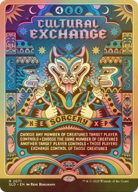 [FOIL] 文化交流/Cultural Exchange 【英語版】 [SLD-青R]