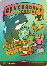 [FOIL] 調和の中心/Concordant Crossroads No.2073 【英語版】 [SLD-緑R]