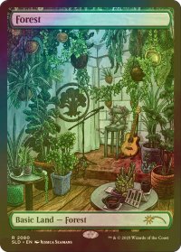 [FOIL] 森/Forest No.2080 【英語版】 [SLD-土地R]