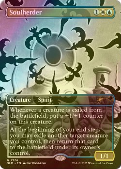 画像1: [FOIL] 魂寄せ/Soulherder No.2174 【英語版】 [SLD-金R]
