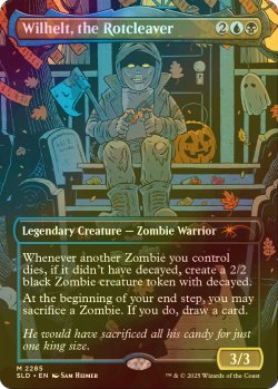 画像1: [FOIL] 腐敗の大鉈、ウィルヘルト/Wilhelt, the Rotcleaver No.2285 【英語版】 [SLD-金MR]
