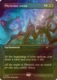 [FOIL] ファイレクシアの闘技場/Phyrexian Arena No.2318 【英語版】 [SLD-黒R]