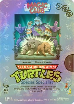 画像1: [FOIL] 種の専門家/Species Specialist No.2369 【英語版】 [SLD-黒R]