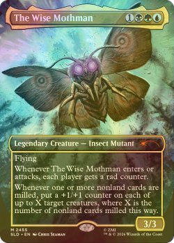画像1: [FOIL] 賢きモスマン/The Wise Mothman 【英語版】 [SLD-金MR]