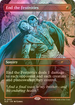 画像1: [FOIL] 祭典壊し/End the Festivities 【英語版】 [SLD-赤R]