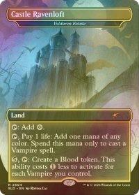 [FOIL] Castle Ravenloft 【英語版】 [SLD-土地R]