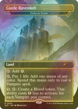 画像1: [FOIL] Castle Ravenloft 【英語版】 [SLD-土地R]