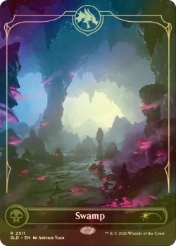 画像1: [FOIL] 沼/Swamp No.2511 【英語版】 [SLD-土地R]
