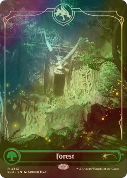 画像1: [FOIL] 森/Forest No.2513 【英語版】 [SLD-土地R]