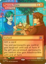 [FOIL] Pierre's Truce 【英語版】 [SLD-白R]