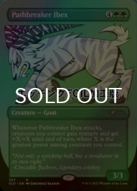 [FOIL] 草分けるアイベックス/Pathbreaker Ibex (エッチング仕様) 【英語版】 [SLD-緑R]