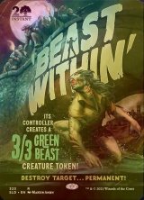 【予約】 [FOIL] 内にいる獣/Beast Within 【英語版】 [SLD-R] (予約N)
