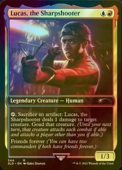 画像1: [FOIL] Lucas, the Sharpshooter 【英語版】 [SLD-金R]