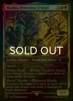 画像1: [FOIL] Blanka, Ferocious Friend 【英語版】 [SLD-金R]