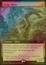 [FOIL] 菅草スリヴァー/Sedge Sliver (拡張アート版) 【英語版】 [SLD-赤R]