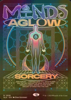 画像1: [FOIL] 精神の輝き/Minds Aglow 【英語版】 [SLD-青R]