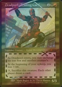 [FOIL] Deadpool, Trading Card No.7127 【英語版】 [SLD-金MR]