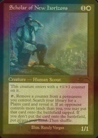 [FOIL] 新たな地平の識者/Scholar of New Horizons No.7143 【英語版】 [SLD-白R]