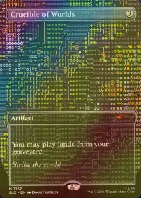 [FOIL] 世界のるつぼ/Crucible of Worlds No.7162 《特価品》 【英語版】 [SLD-灰MR]