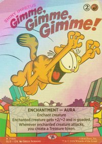 [FOIL] Gimme, Gimme, Gimme! 【英語版】 [SLD-赤R]