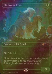 [FOIL] ラノワールのエルフ/Llanowar Elves No.7167 【英語版】 [SLD-緑R]