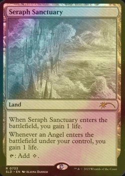 画像1: [FOIL] 熾天使の聖域/Seraph Sanctuary No.733 【英語版】 [SLD-土地R]