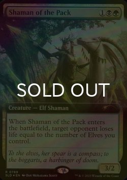 画像1: [FOIL] 群れのシャーマン/Shaman of the Pack No.789 【英語版】 [SLD-金R]
