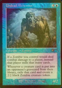 [FOIL] アンデッドの錬金術師/Undead Alchemist (旧枠) 【英語版】 [SLD-青R]
