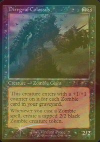 [FOIL] 戦墓の巨人/Diregraf Colossus (旧枠) 【英語版】 [SLD-黒R]