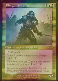 [FOIL] 戦墓の隊長/Diregraf Captain (旧枠) 【英語版】 [SLD-黒R]