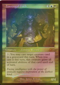 [FOIL] ヘイヴングルの死者/Havengul Lich (旧枠) 【英語版】 [SLD-金MR]