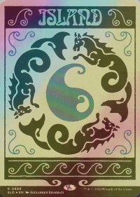 [FOIL] 島/Island No.889 【英語版】 [SLD-土地R]