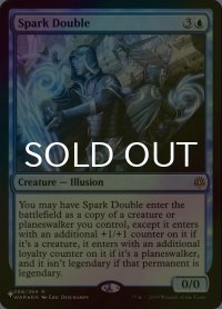 [FOIL] 灯の分身/Spark Double 【英語版】 [WAR-青List]