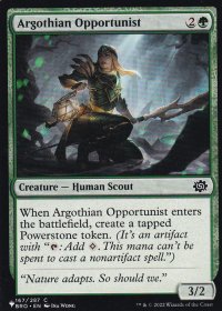アルゴスの日和見主義者/Argothian Opportunist 【英語版】 [BRO-緑List]